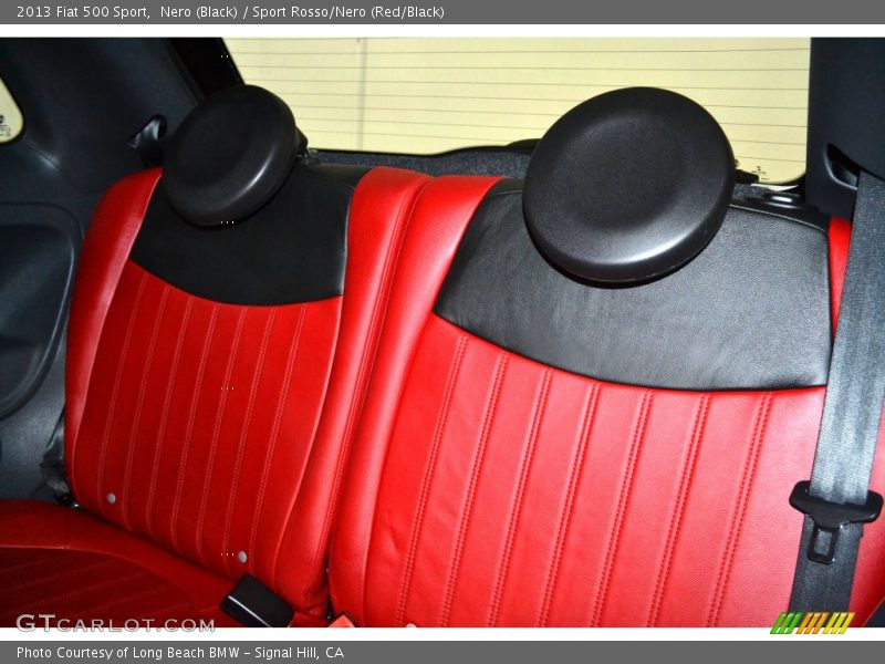 Nero (Black) / Sport Rosso/Nero (Red/Black) 2013 Fiat 500 Sport