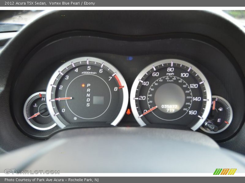  2012 TSX Sedan Sedan Gauges