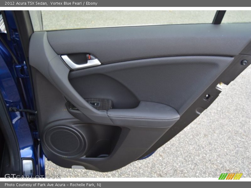 Vortex Blue Pearl / Ebony 2012 Acura TSX Sedan