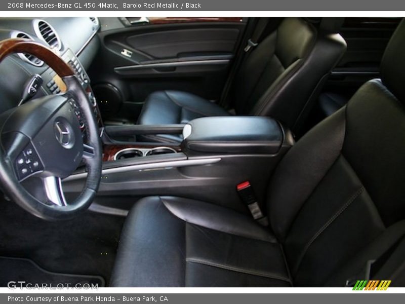Barolo Red Metallic / Black 2008 Mercedes-Benz GL 450 4Matic