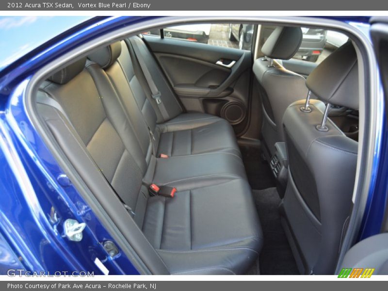 Vortex Blue Pearl / Ebony 2012 Acura TSX Sedan