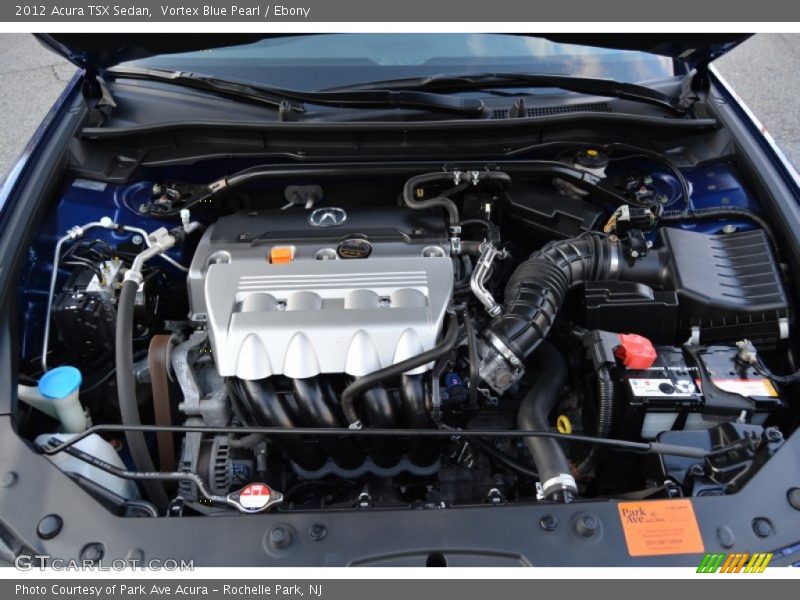  2012 TSX Sedan Engine - 2.4 Liter DOHC 16-Valve VTEC 4 Cylinder