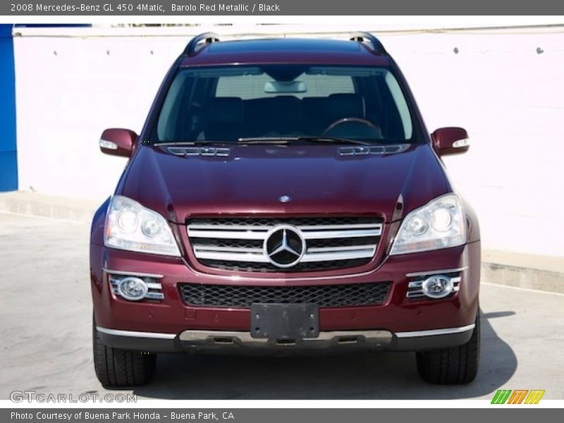 Barolo Red Metallic / Black 2008 Mercedes-Benz GL 450 4Matic