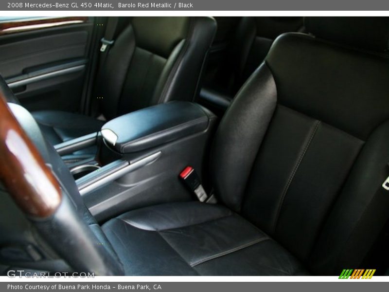 Barolo Red Metallic / Black 2008 Mercedes-Benz GL 450 4Matic