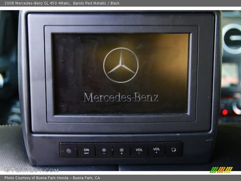Barolo Red Metallic / Black 2008 Mercedes-Benz GL 450 4Matic