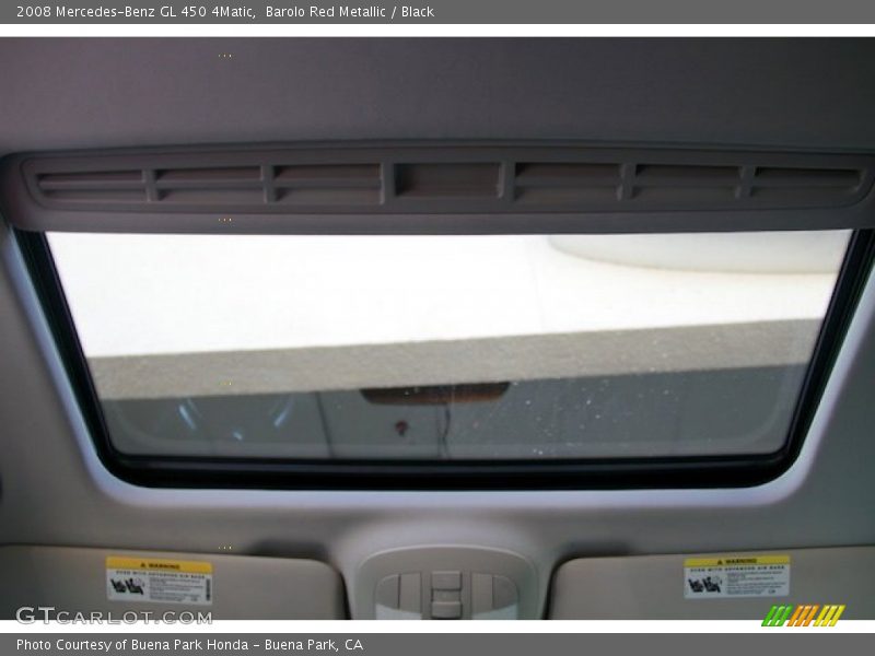 Barolo Red Metallic / Black 2008 Mercedes-Benz GL 450 4Matic