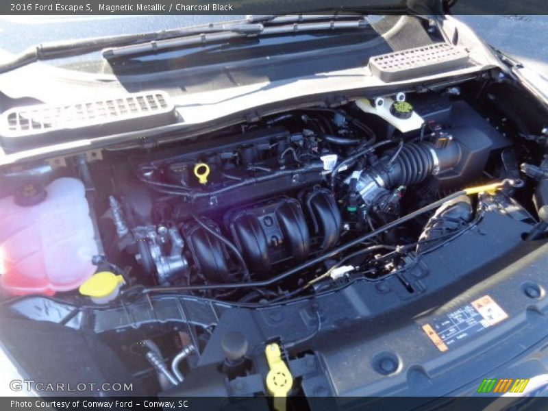 Magnetic Metallic / Charcoal Black 2016 Ford Escape S
