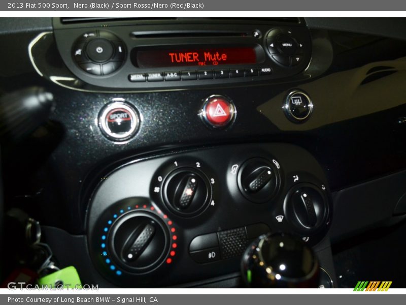 Nero (Black) / Sport Rosso/Nero (Red/Black) 2013 Fiat 500 Sport