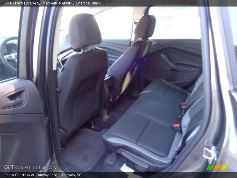 Magnetic Metallic / Charcoal Black 2016 Ford Escape S