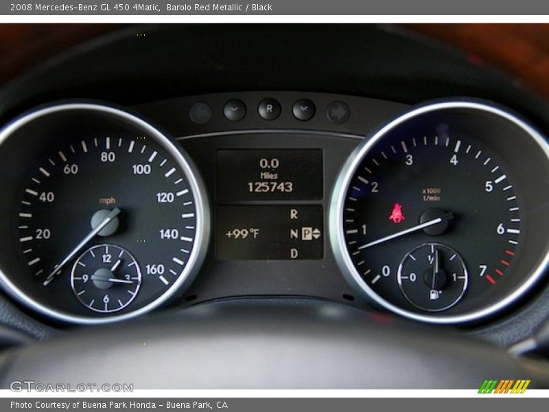  2008 GL 450 4Matic 450 4Matic Gauges