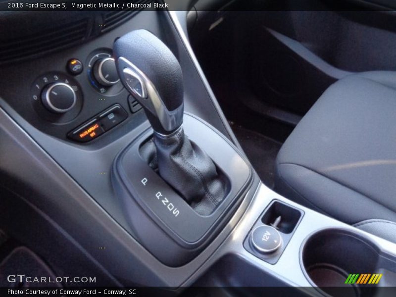 Magnetic Metallic / Charcoal Black 2016 Ford Escape S