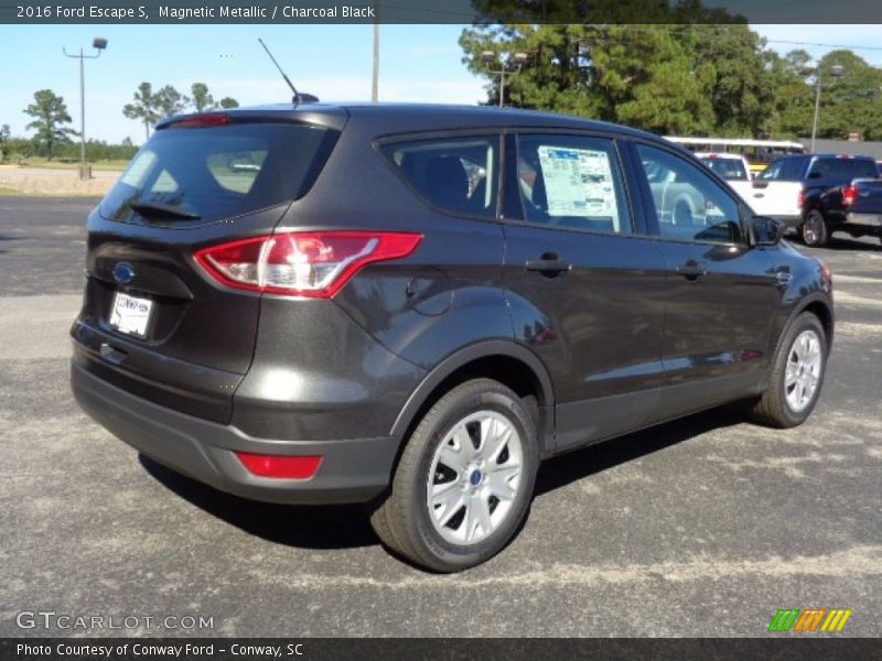 Magnetic Metallic / Charcoal Black 2016 Ford Escape S