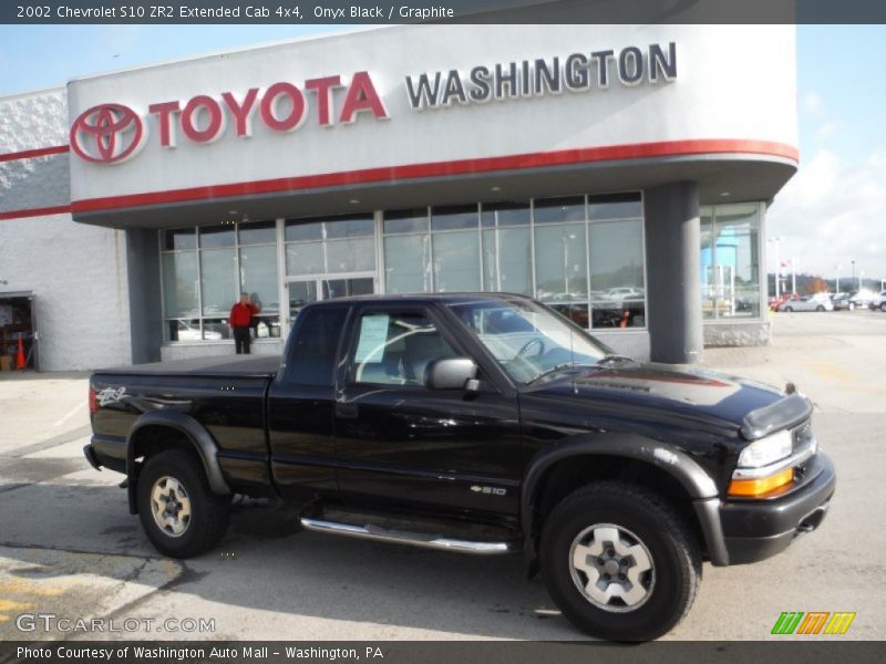 Onyx Black / Graphite 2002 Chevrolet S10 ZR2 Extended Cab 4x4