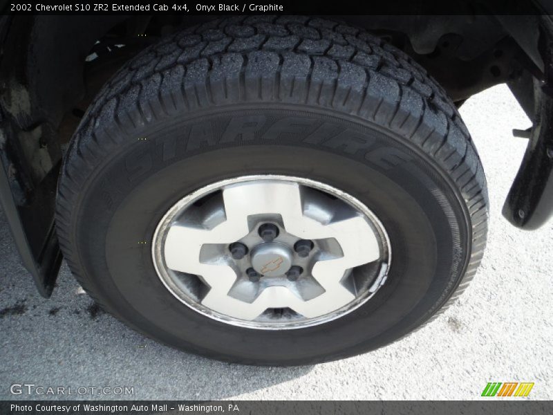 Onyx Black / Graphite 2002 Chevrolet S10 ZR2 Extended Cab 4x4