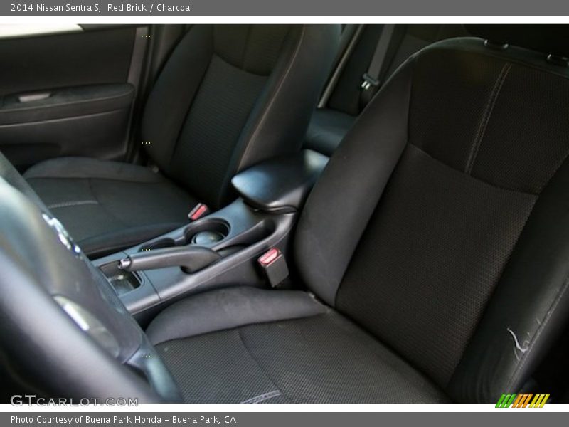 Red Brick / Charcoal 2014 Nissan Sentra S