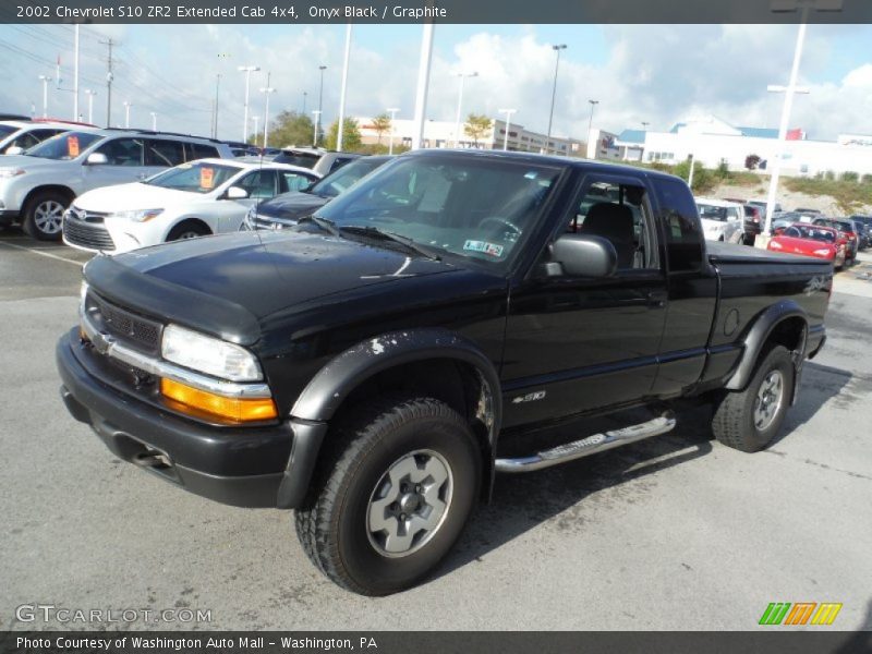 Onyx Black / Graphite 2002 Chevrolet S10 ZR2 Extended Cab 4x4