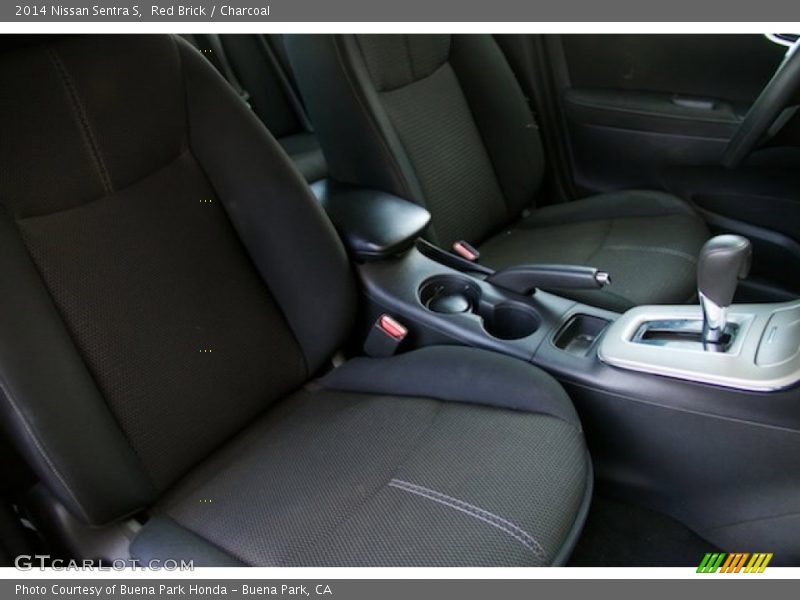 Red Brick / Charcoal 2014 Nissan Sentra S