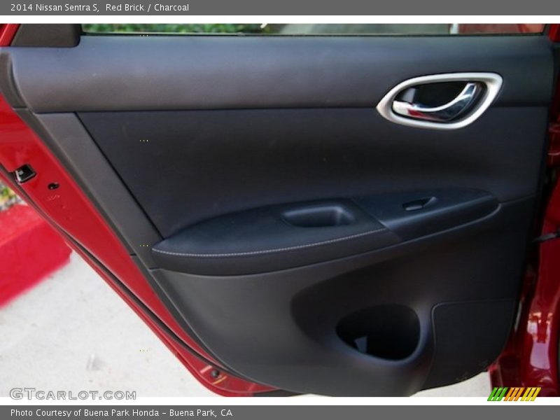 Red Brick / Charcoal 2014 Nissan Sentra S