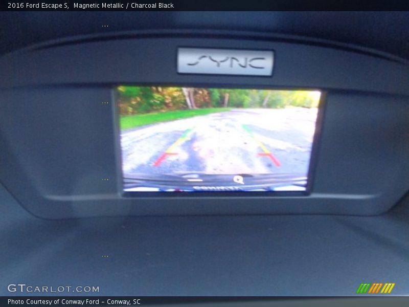Magnetic Metallic / Charcoal Black 2016 Ford Escape S