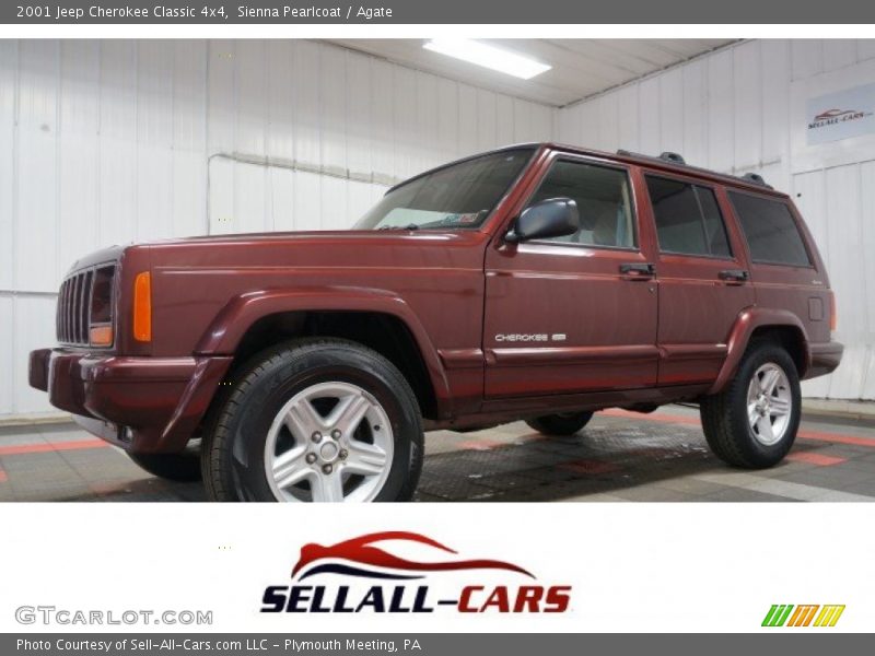 Sienna Pearlcoat / Agate 2001 Jeep Cherokee Classic 4x4