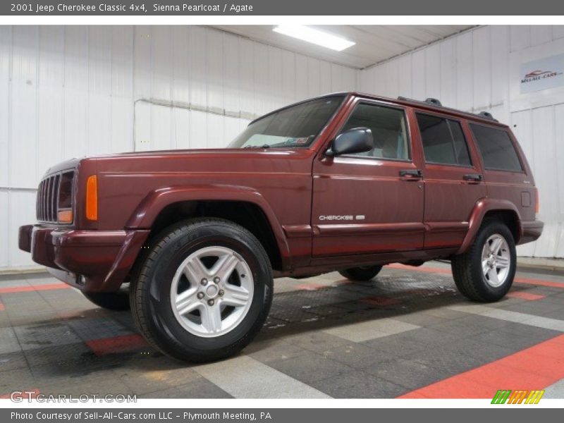 Sienna Pearlcoat / Agate 2001 Jeep Cherokee Classic 4x4