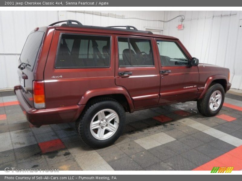 Sienna Pearlcoat / Agate 2001 Jeep Cherokee Classic 4x4