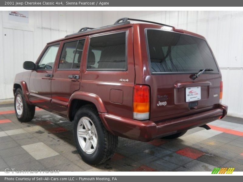 Sienna Pearlcoat / Agate 2001 Jeep Cherokee Classic 4x4