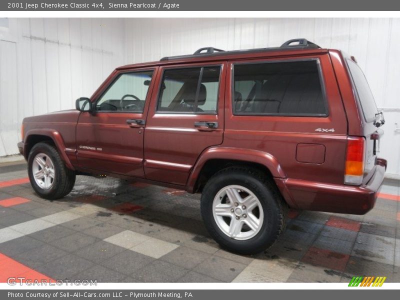 Sienna Pearlcoat / Agate 2001 Jeep Cherokee Classic 4x4