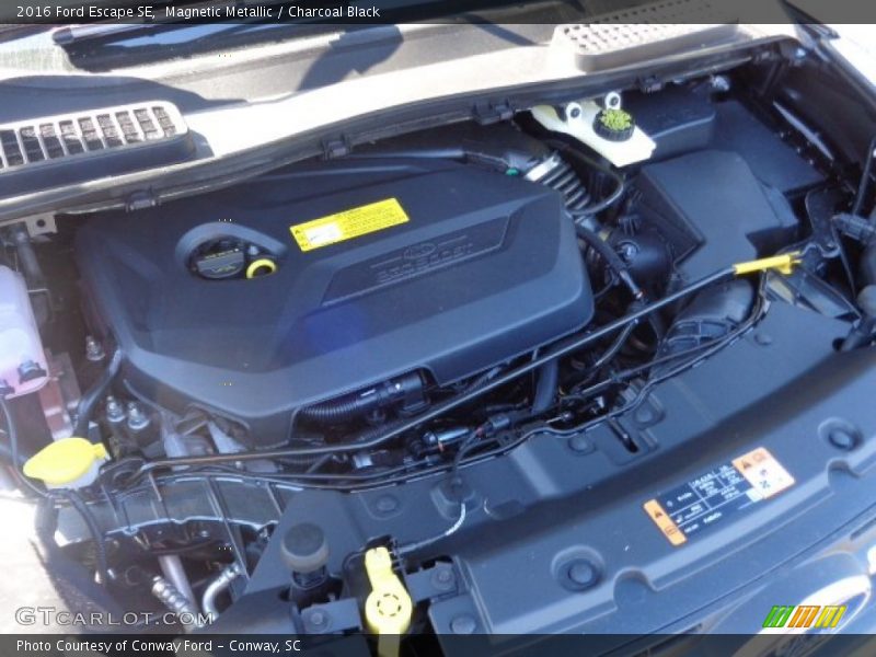 Magnetic Metallic / Charcoal Black 2016 Ford Escape SE