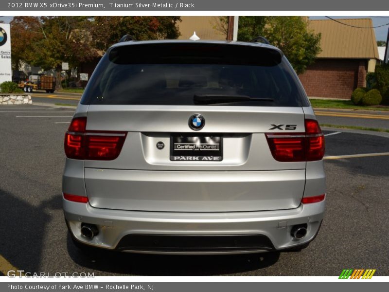 Titanium Silver Metallic / Black 2012 BMW X5 xDrive35i Premium