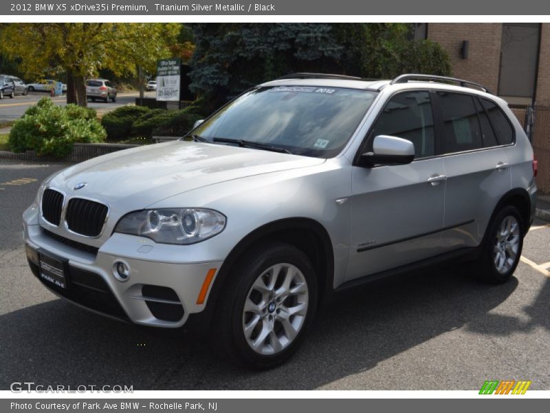 Titanium Silver Metallic / Black 2012 BMW X5 xDrive35i Premium