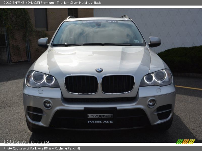 Titanium Silver Metallic / Black 2012 BMW X5 xDrive35i Premium