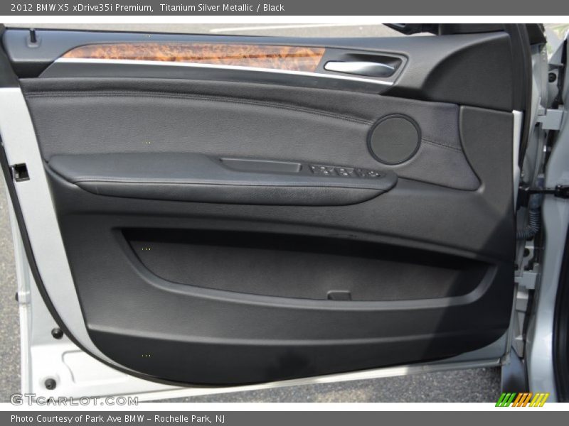 Titanium Silver Metallic / Black 2012 BMW X5 xDrive35i Premium
