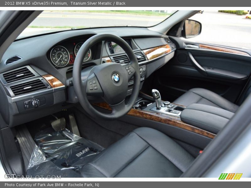Titanium Silver Metallic / Black 2012 BMW X5 xDrive35i Premium