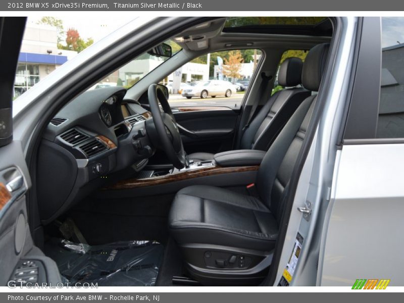 Titanium Silver Metallic / Black 2012 BMW X5 xDrive35i Premium