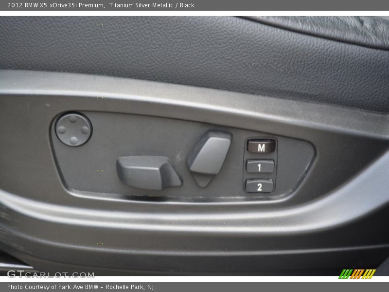 Titanium Silver Metallic / Black 2012 BMW X5 xDrive35i Premium