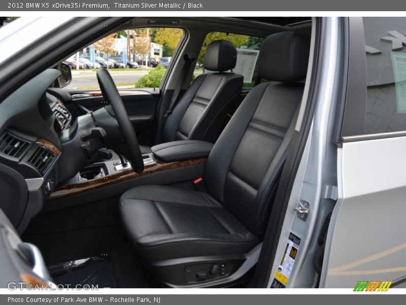 Titanium Silver Metallic / Black 2012 BMW X5 xDrive35i Premium
