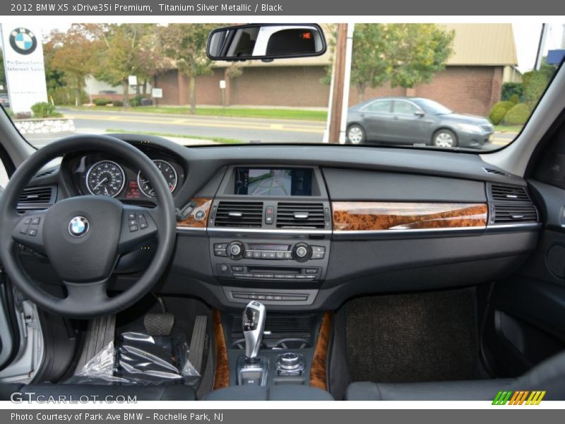 Titanium Silver Metallic / Black 2012 BMW X5 xDrive35i Premium