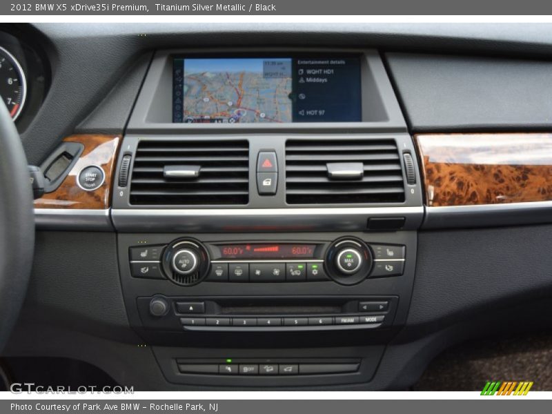 Titanium Silver Metallic / Black 2012 BMW X5 xDrive35i Premium