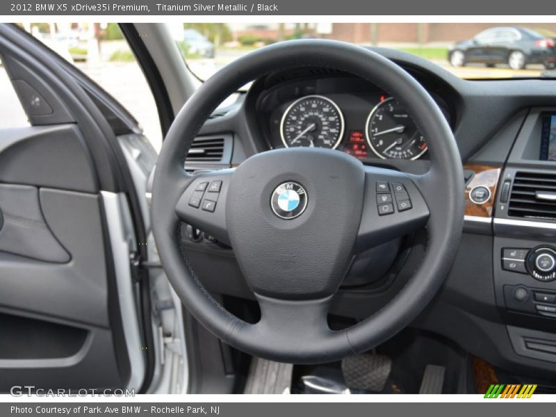 Titanium Silver Metallic / Black 2012 BMW X5 xDrive35i Premium