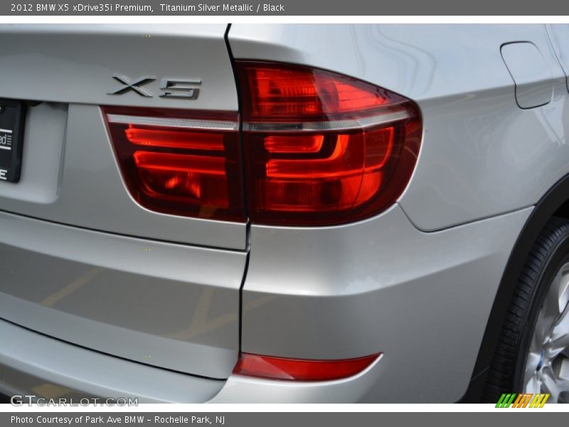 Titanium Silver Metallic / Black 2012 BMW X5 xDrive35i Premium
