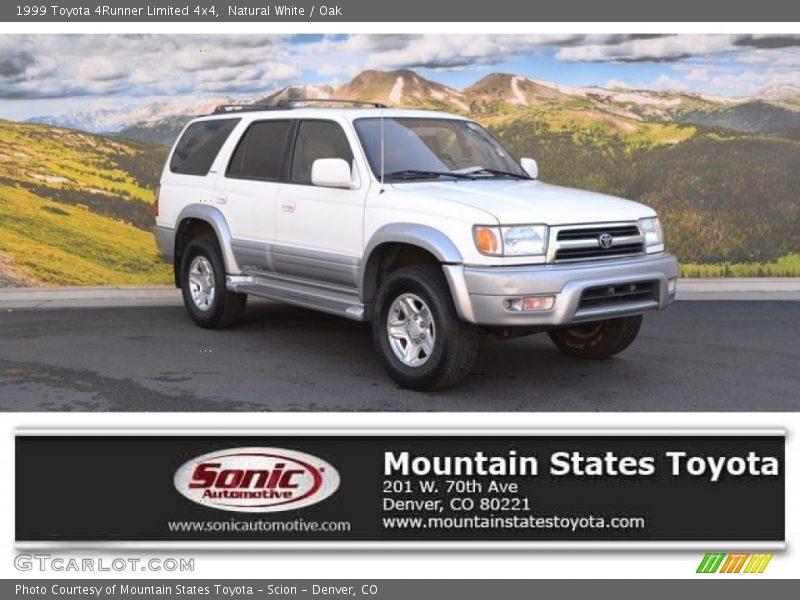Natural White / Oak 1999 Toyota 4Runner Limited 4x4