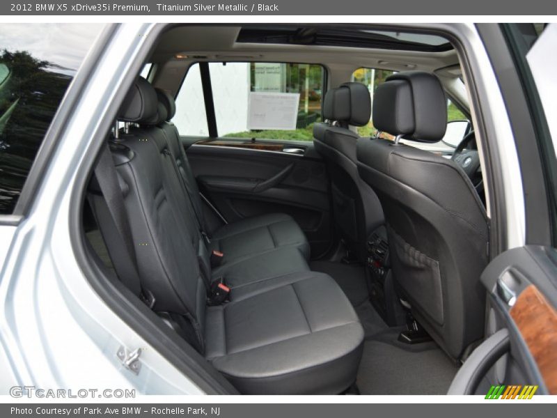 Titanium Silver Metallic / Black 2012 BMW X5 xDrive35i Premium