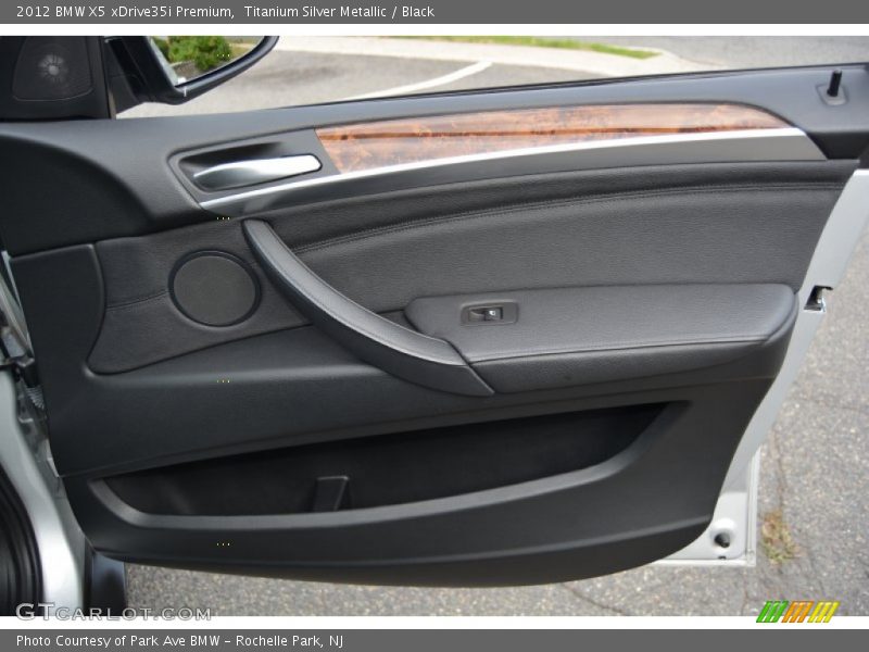 Titanium Silver Metallic / Black 2012 BMW X5 xDrive35i Premium