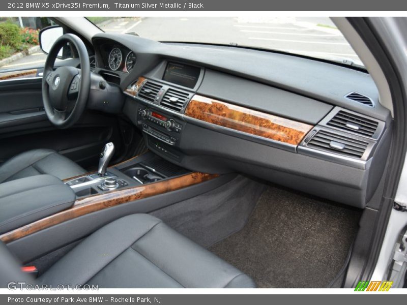 Titanium Silver Metallic / Black 2012 BMW X5 xDrive35i Premium