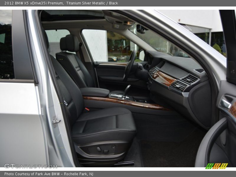 Titanium Silver Metallic / Black 2012 BMW X5 xDrive35i Premium