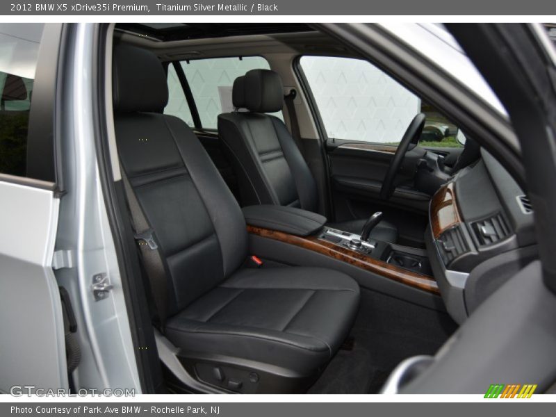 Titanium Silver Metallic / Black 2012 BMW X5 xDrive35i Premium