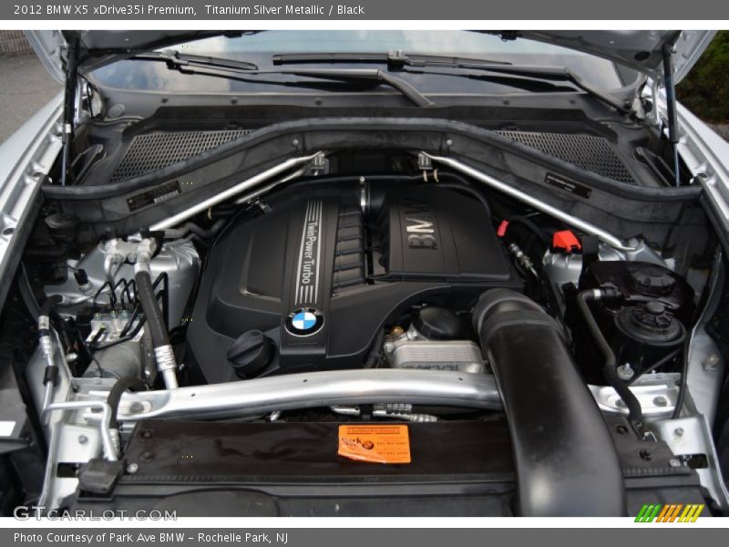 Titanium Silver Metallic / Black 2012 BMW X5 xDrive35i Premium