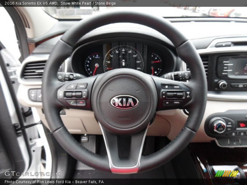 2016 Sorento EX V6 AWD Steering Wheel
