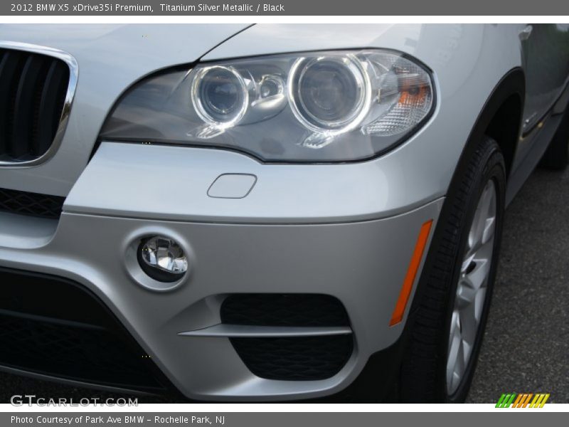 Titanium Silver Metallic / Black 2012 BMW X5 xDrive35i Premium